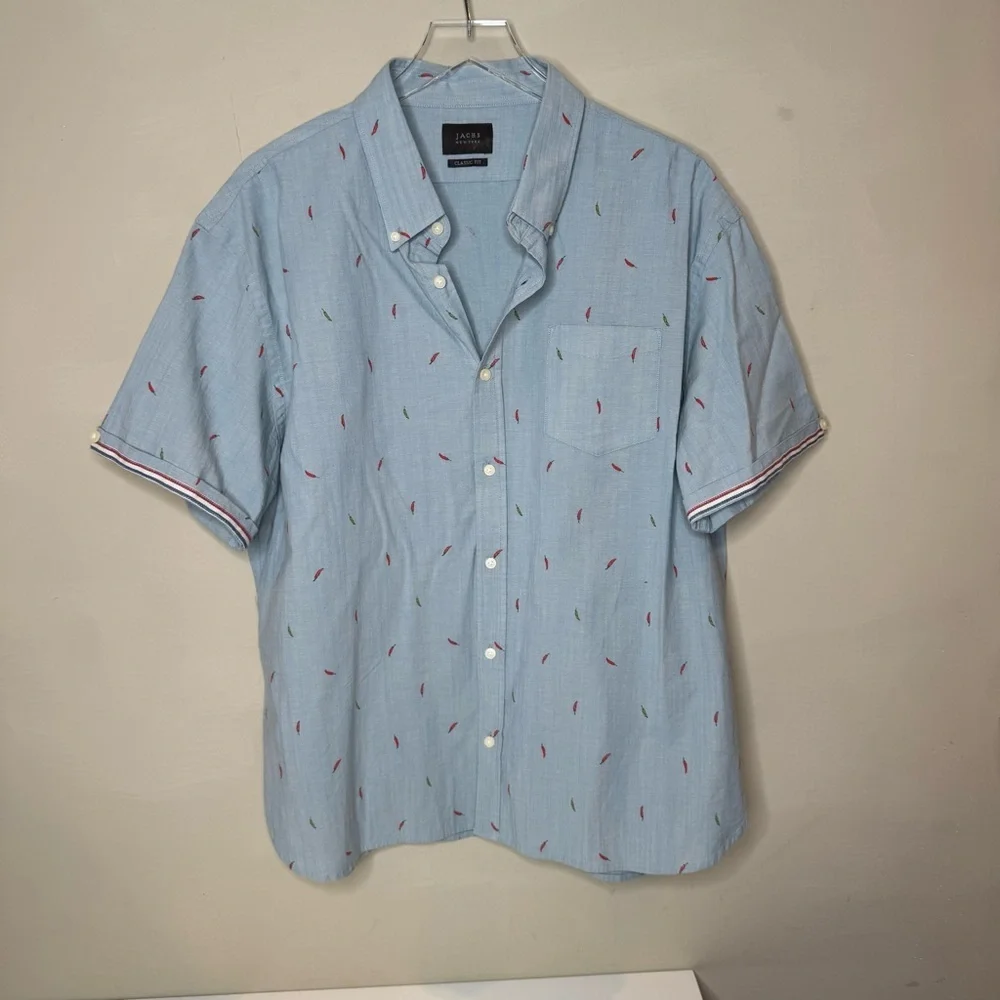 Jachs New York Classic Fit‎ Chili Pepper shirt size 2XL